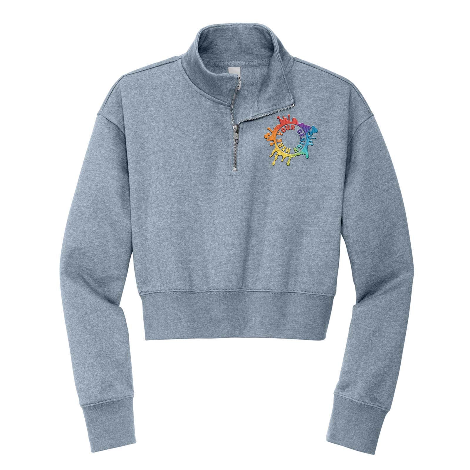District® Women’s V.I.T.™ Fleece 1/2-Zip Embroidered - Mato & Hash