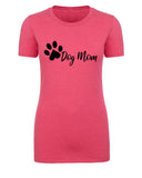 Dog Mom + Heart Paw Print Womens T Shirts - Mato & Hash