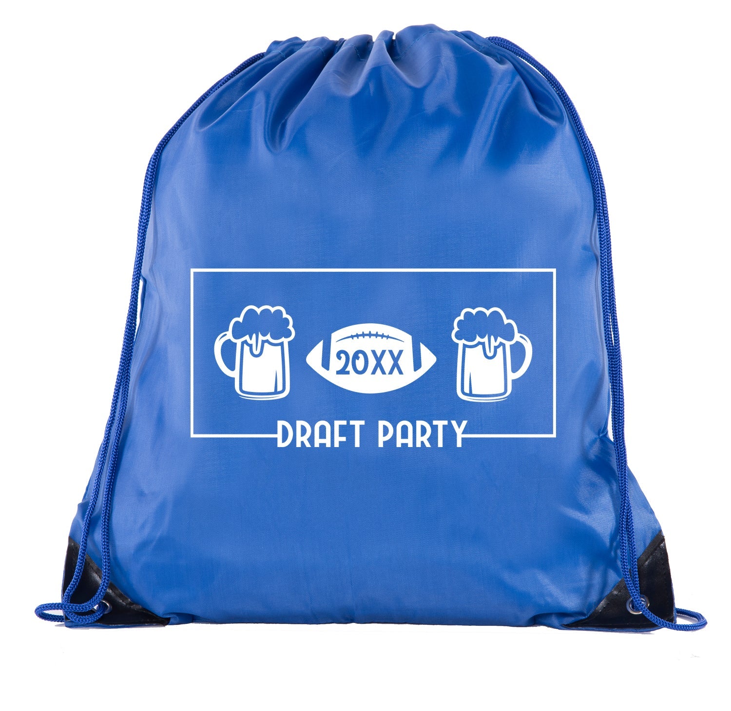 Draft Party Mugs Custom Year Polyester Drawstring Bag - Mato & Hash