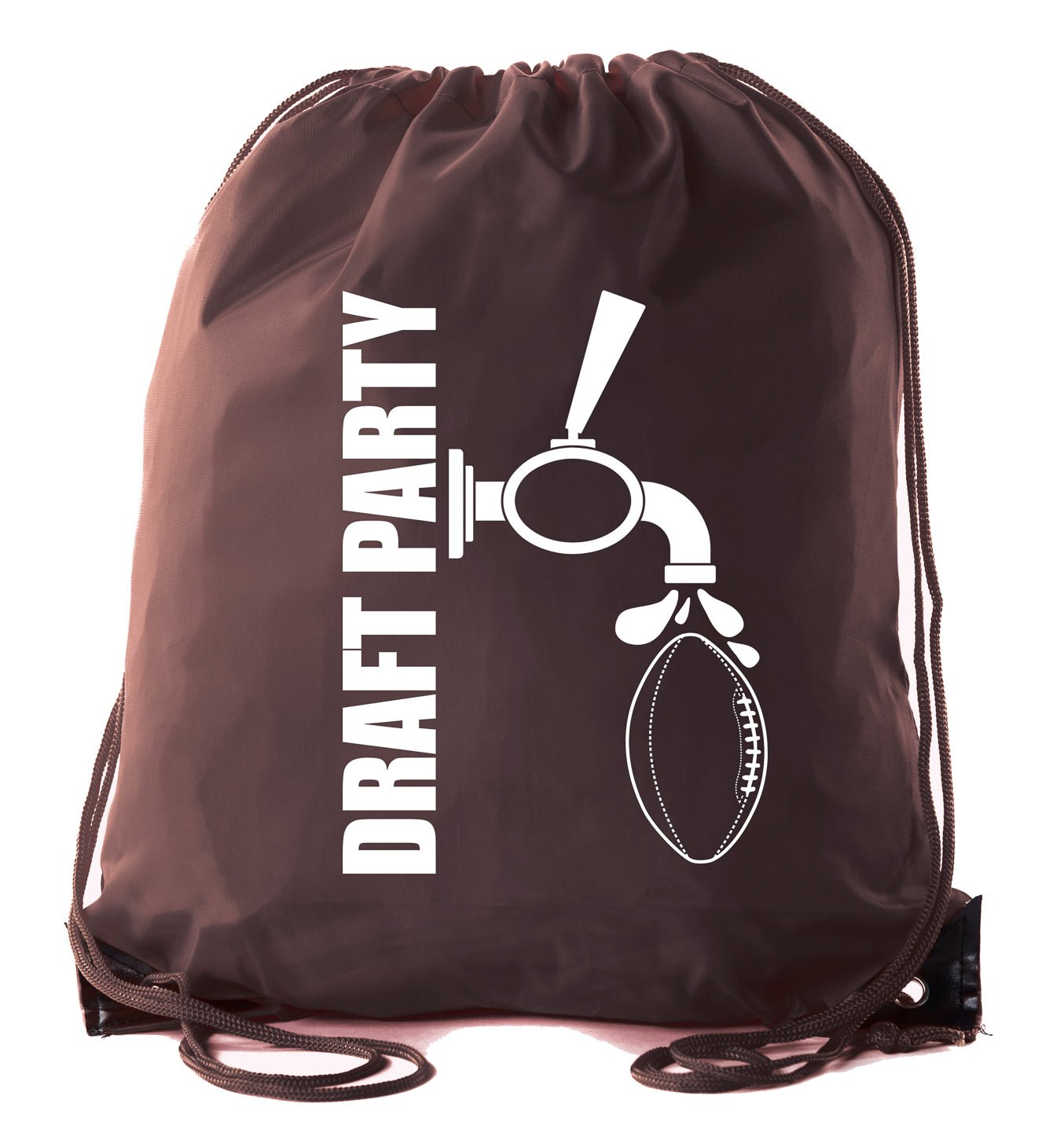 Draft Party On Tap Polyester Drawstring Bag - Mato & Hash