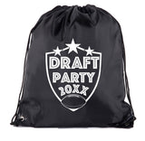 Draft Party Shield w/ Custom Year Polyester Drawstring Bag
