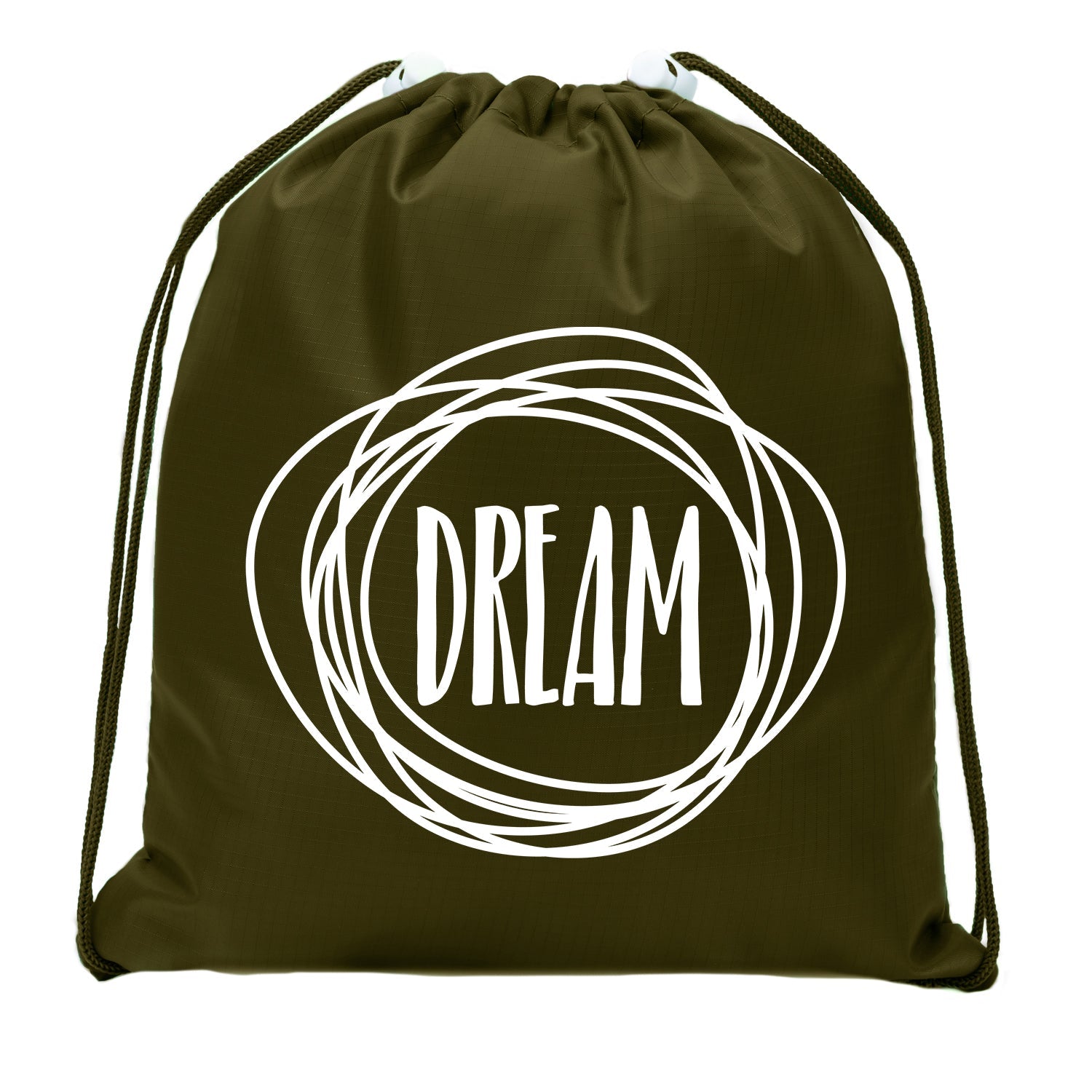 Dream Circles Mini Polyester Drawstring Bag - Mato & Hash