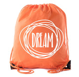 Dream Circles Polyester Drawstring Bag - Mato & Hash