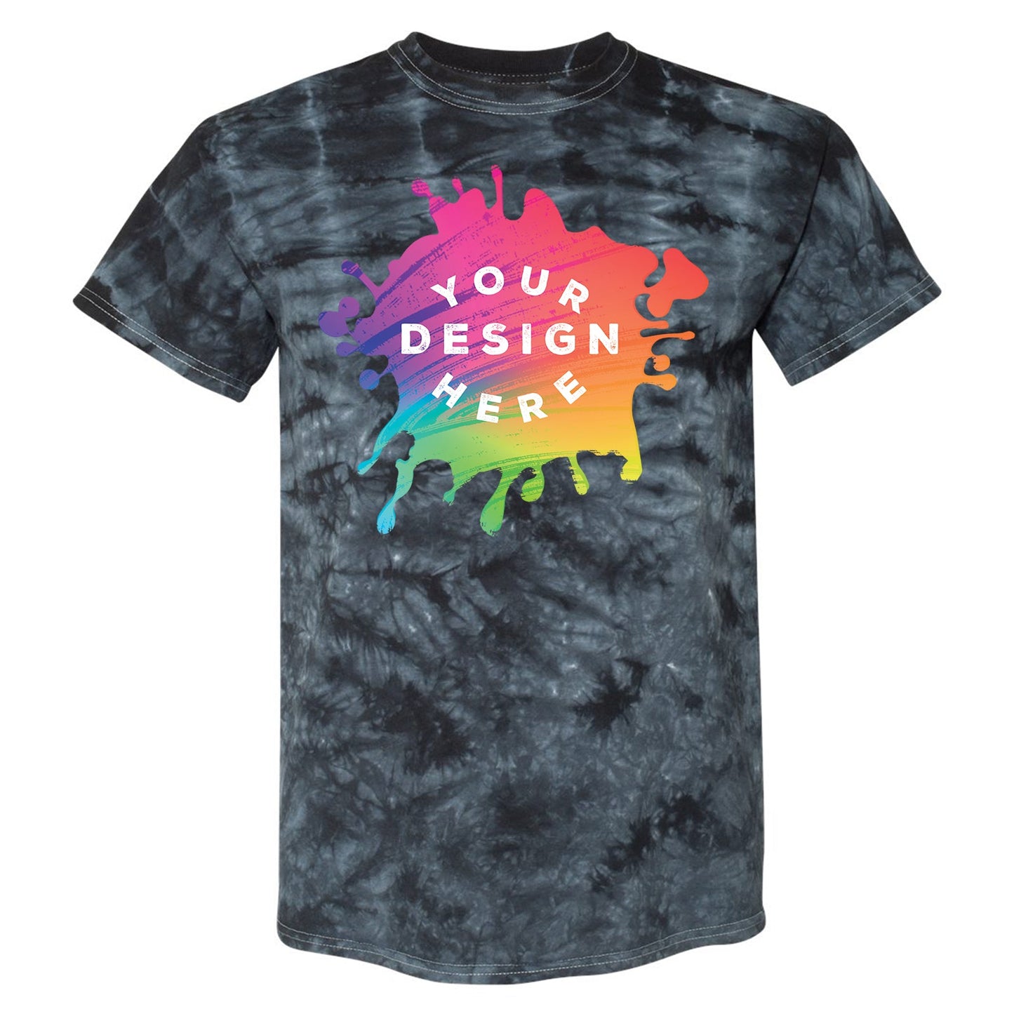 Dyenomite 100% Cotton Unisex Crystal Tie-Dye T-Shirt - Mato & Hash