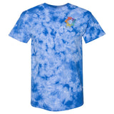 Dyenomite 100% Cotton Unisex Crystal Tie-Dye T-Shirt Embroidery - Mato & Hash