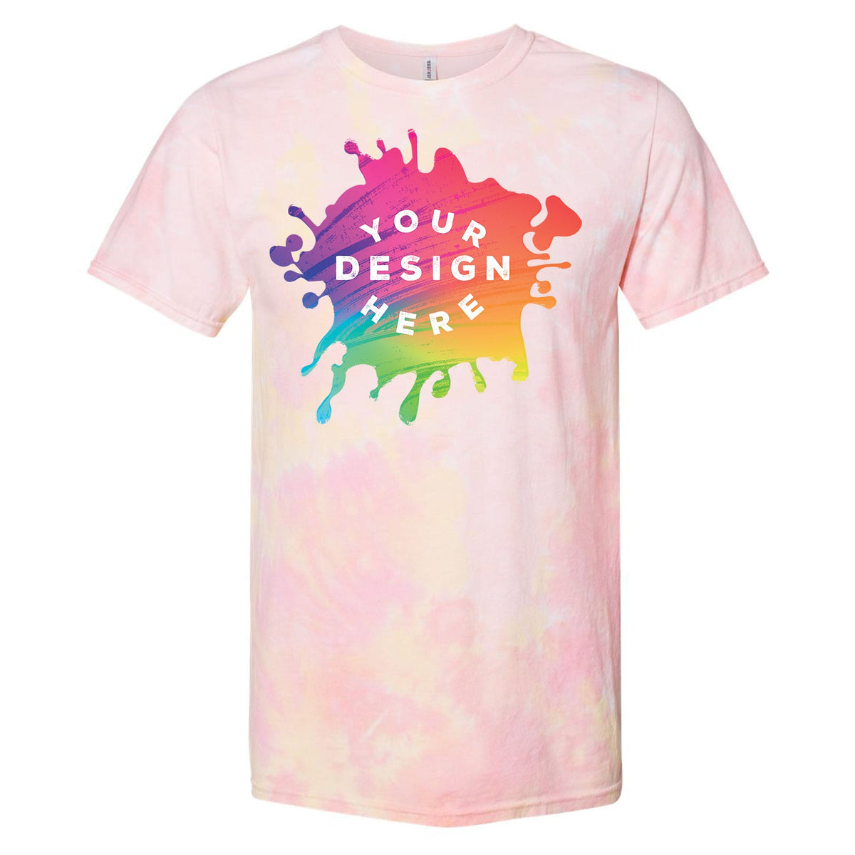 Dyenomite Dream Cotton/Polyester Blend Unisex Tie-Dye T-Shirt - Mato & Hash
