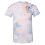 Dyenomite Dream Cotton/Polyester Blend Unisex Tie-Dye T-Shirt Embroidery