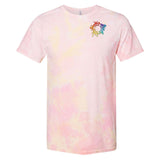 Dyenomite Dream Cotton/Polyester Blend Unisex Tie-Dye T-Shirt Embroidery - Mato & Hash