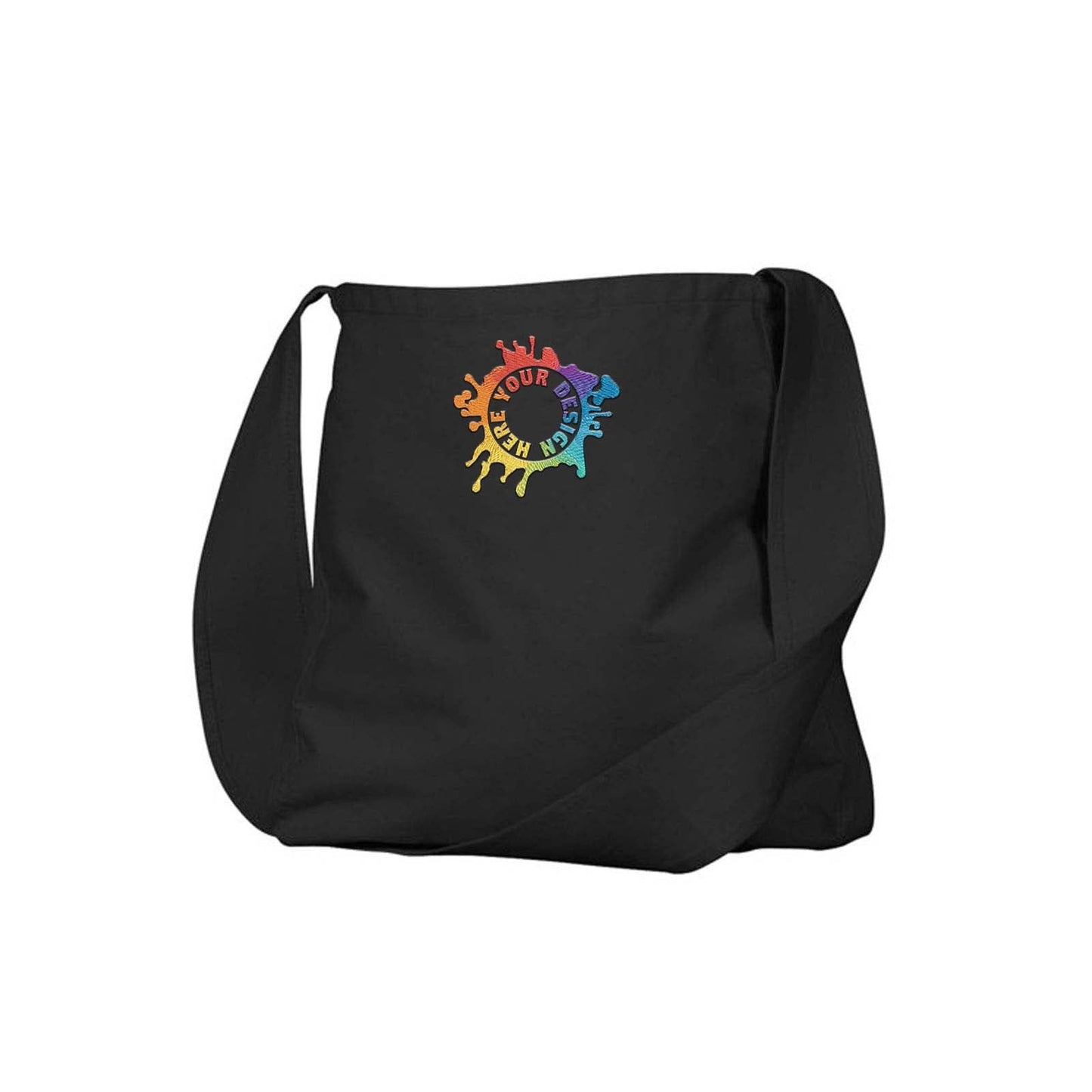 Econscious Organic Cotton Canvas Farmer's Market Bag Embroidery - Mato & Hash