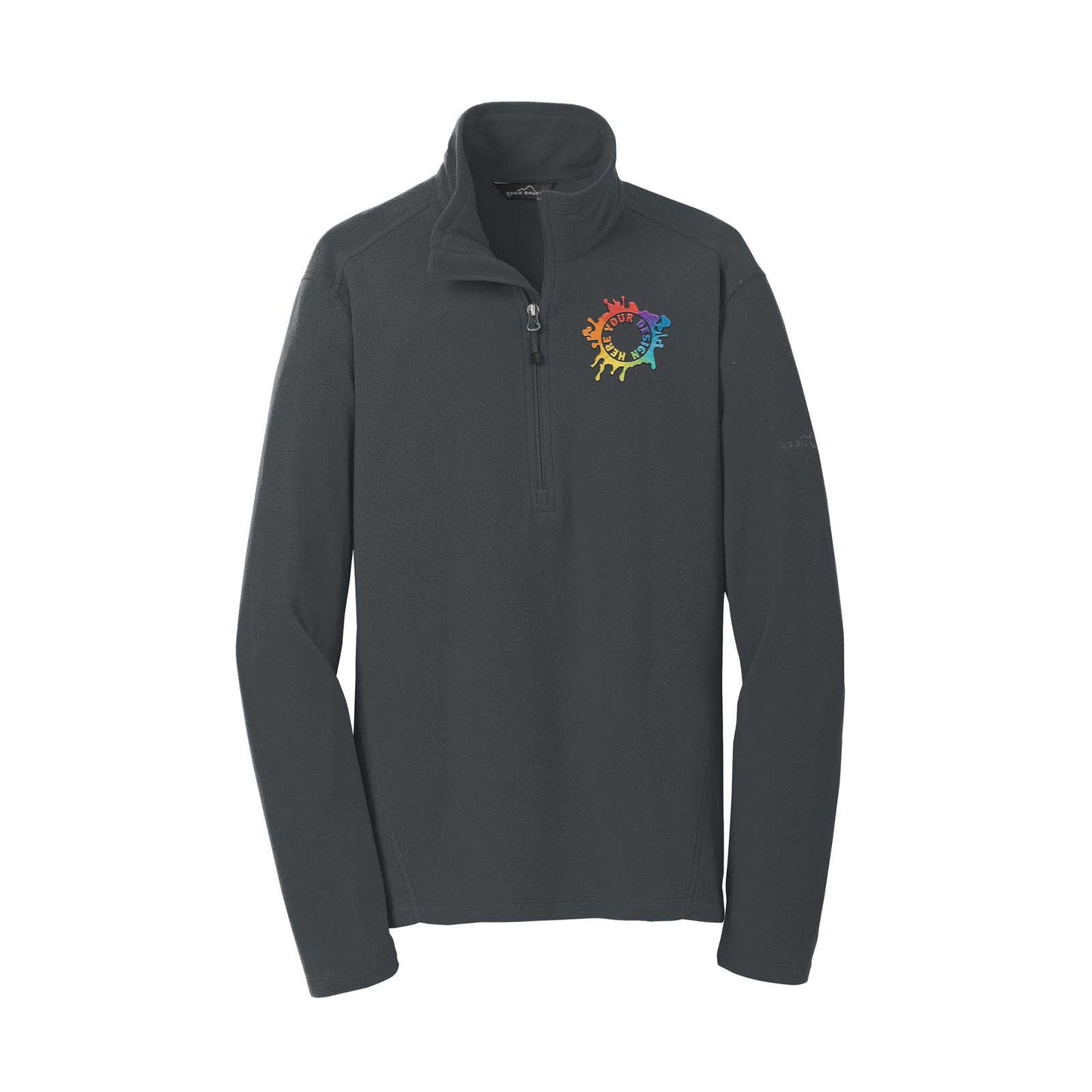 Eddie Bauer® 1/2-Zip Microfleece Jacket Embroidery - Mato & Hash
