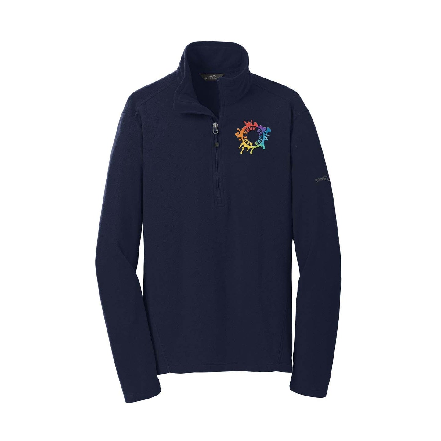 Eddie Bauer® 1/2-Zip Microfleece Jacket Embroidery - Mato & Hash