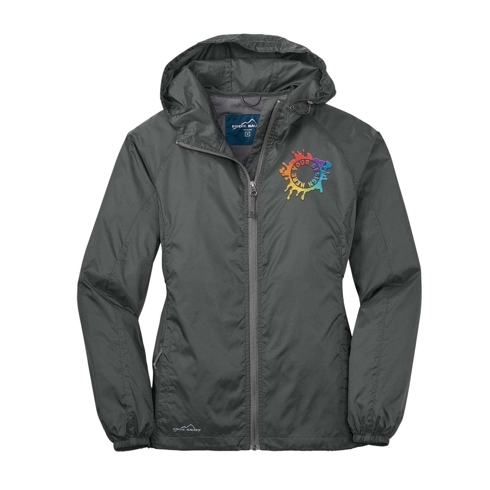 Eddie Bauer® - Ladies Packable Wind Jacket Embroidery - Mato & Hash