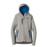Eddie Bauer ® Ladies Sport Hooded Full-Zip Fleece Jacket Embroidery - Mato & Hash