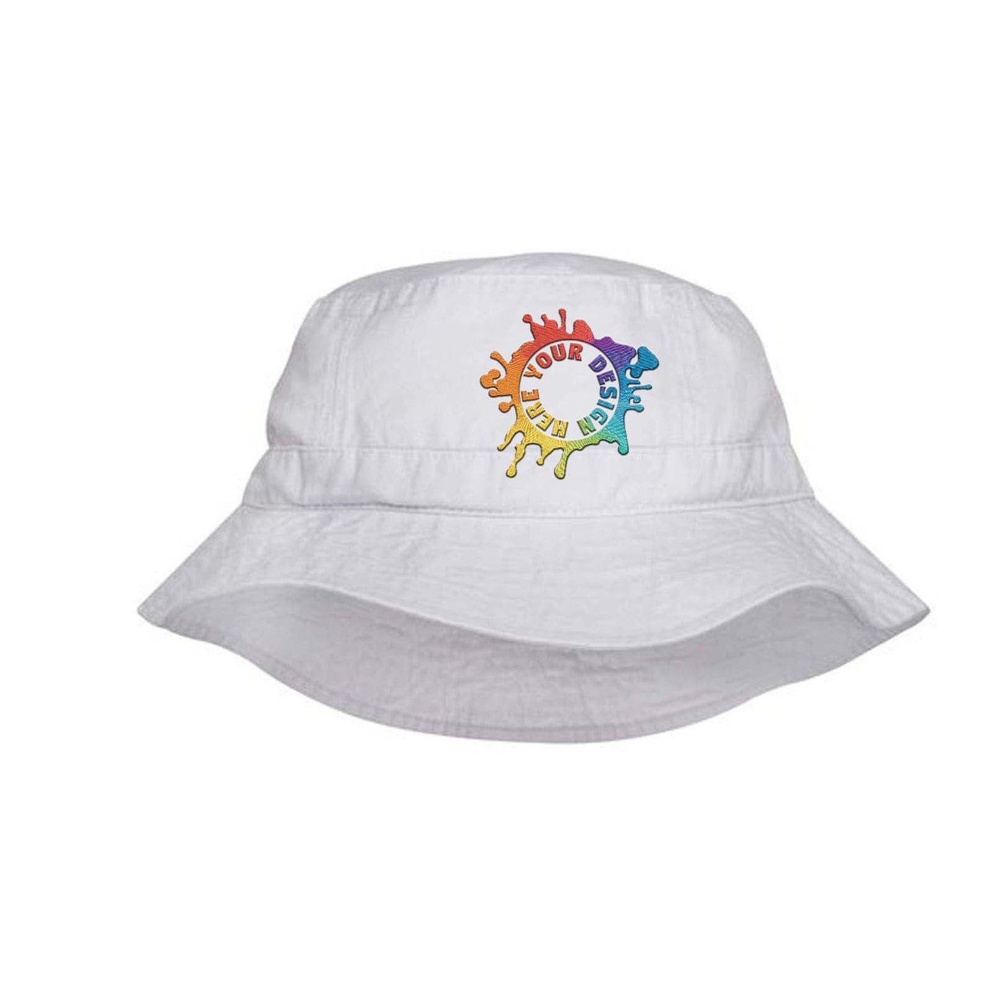 Embroidered Adams Vacationer Pigment Dyed Bucket Hat - Mato & Hash