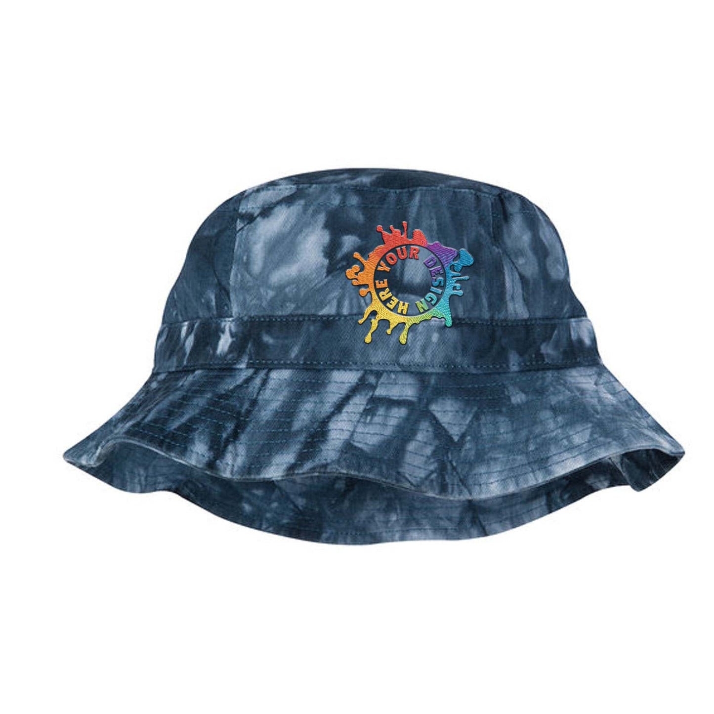 Embroidered Adams Vacationer Pigment Dyed Bucket Hat - Mato & Hash