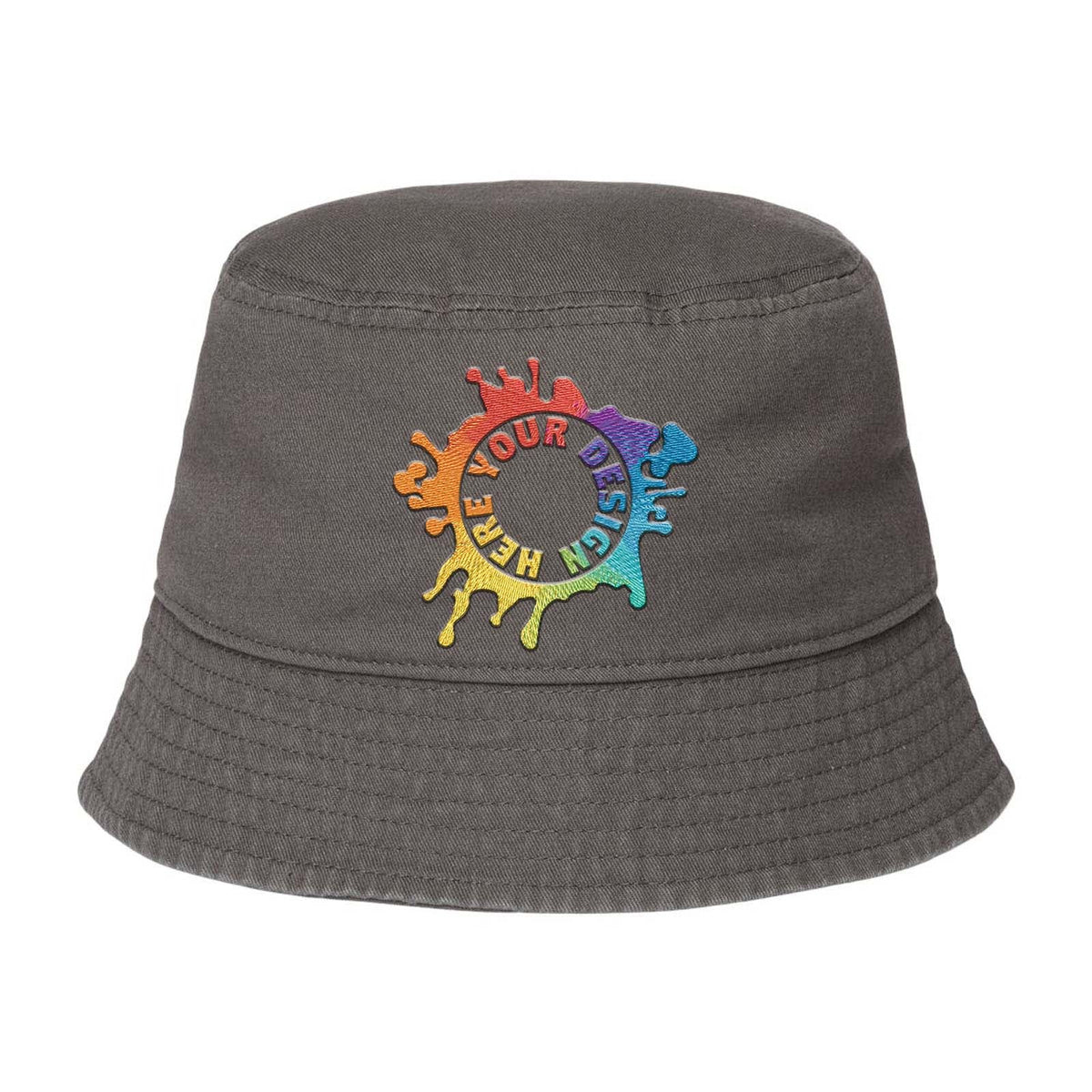 Embroidered Atlantis Headwear Sustainable Bucket Hat - Mato & Hash