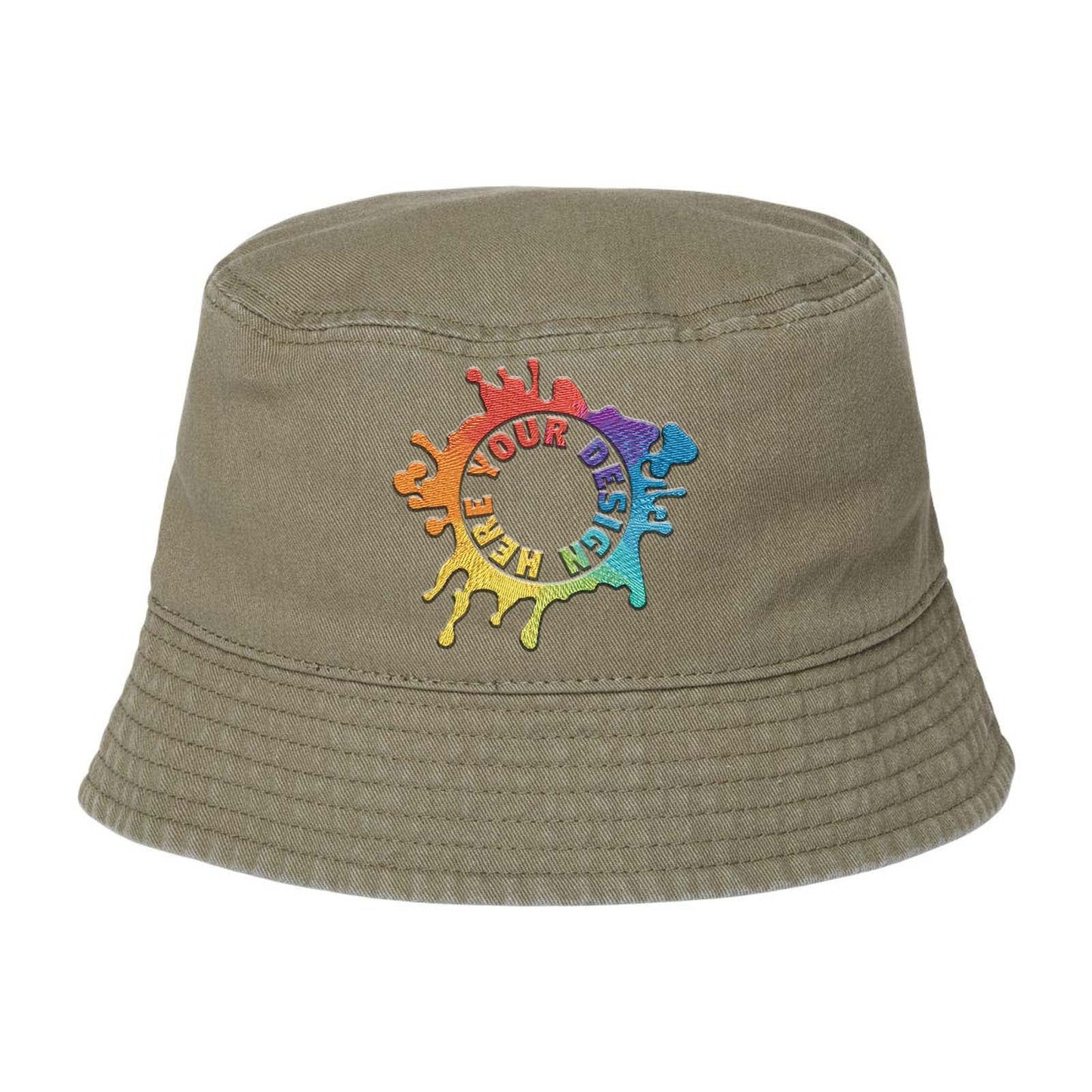 Embroidered Atlantis Headwear Sustainable Bucket Hat - Mato & Hash