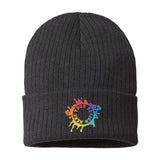 Embroidered Atlantis Headwear - Sustainable Rib Knit - Mato & Hash