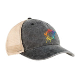 Embroidered Authentic Pigment Pigment Dyed 5-Panel Trucker