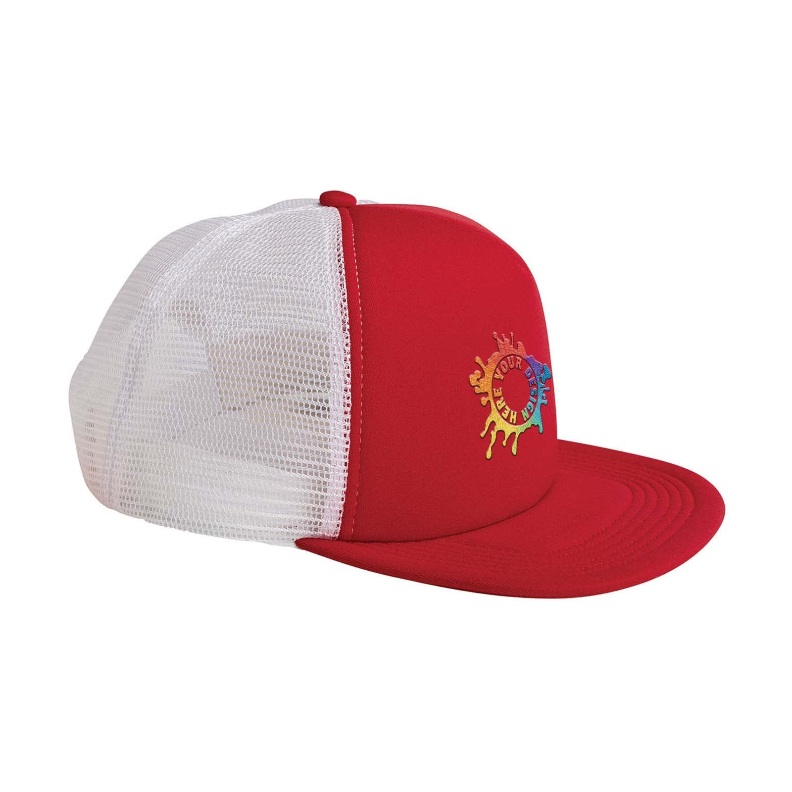 Embroidered Big Accessories 5-Panel Foam Front Trucker Cap - Mato & Hash