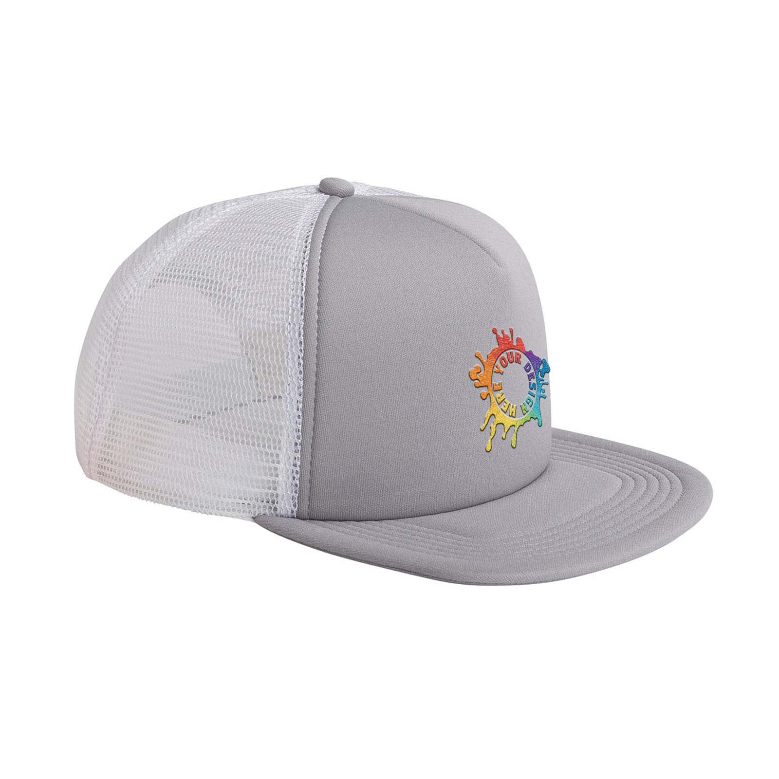 Embroidered Big Accessories 5-Panel Foam Front Trucker Cap - Mato & Hash