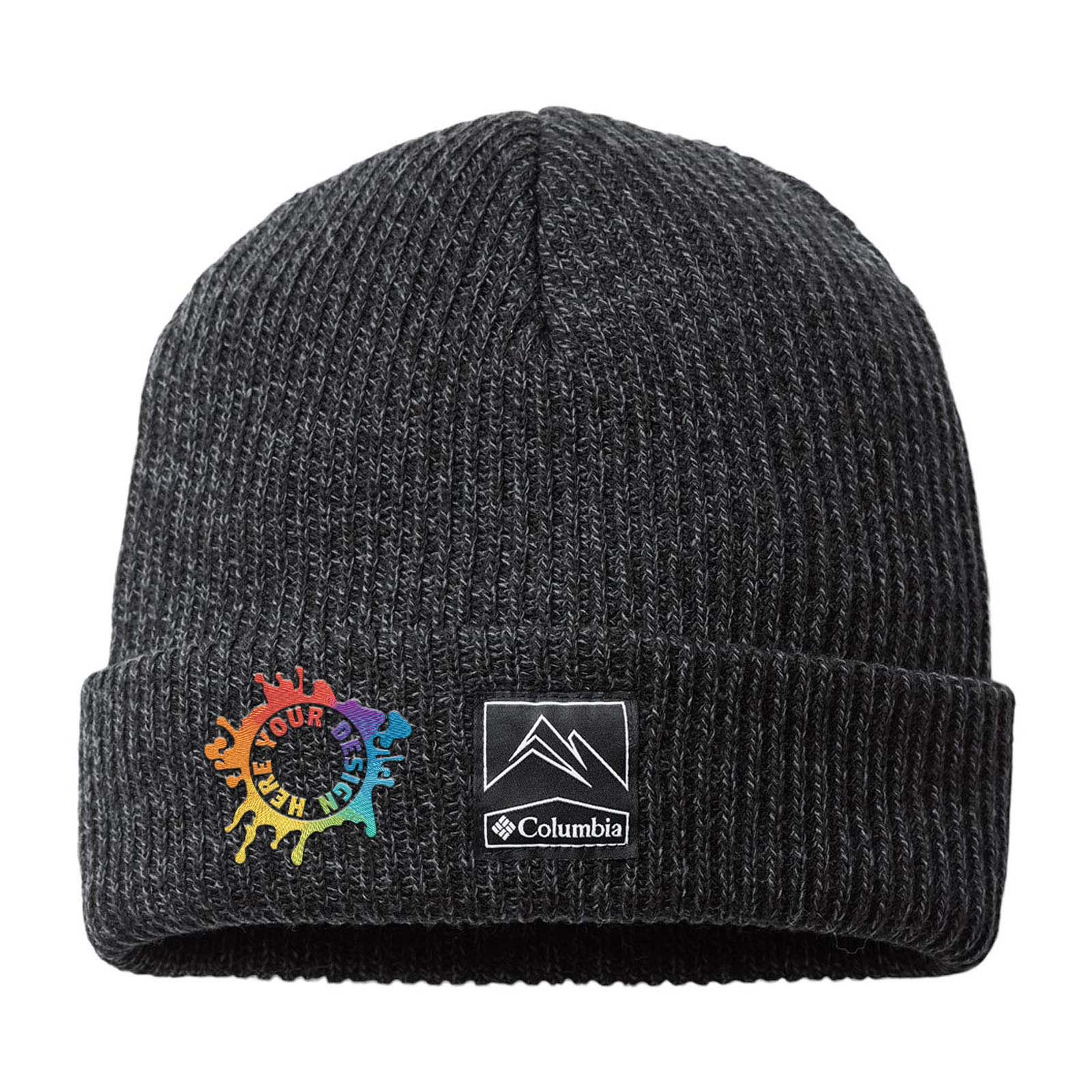 Embroidered Columbia - Whirlibird™ Cuffed Beanie - Mato & Hash