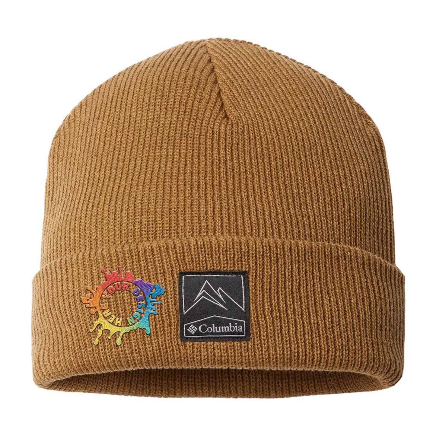 Embroidered Columbia - Whirlibird™ Cuffed Beanie - Mato & Hash