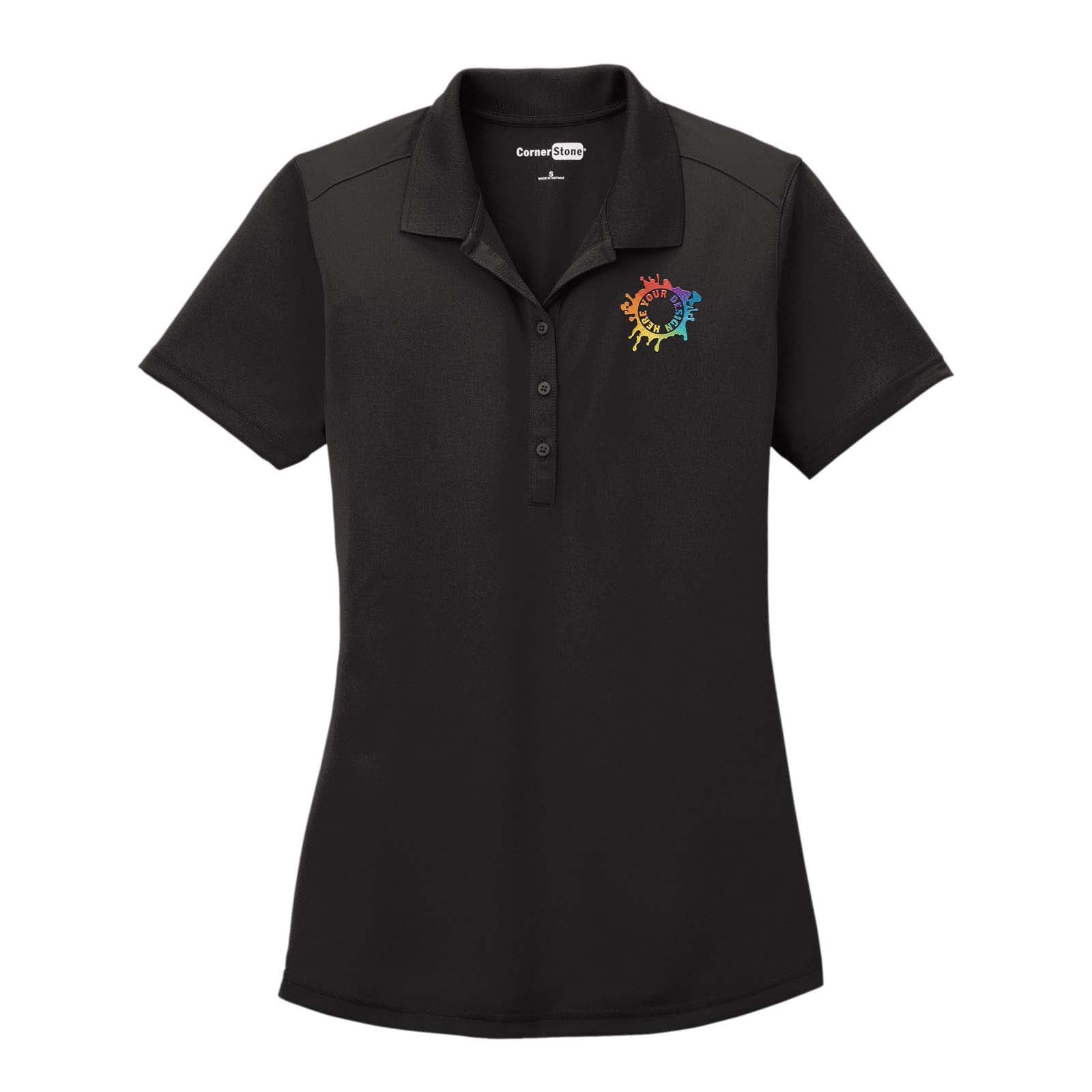 Embroidered CornerStone® Ladies Select Lightweight Snag-Proof Polo - Mato & Hash