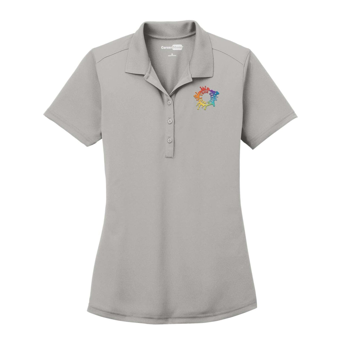 Embroidered CornerStone® Ladies Select Lightweight Snag-Proof Polo - Mato & Hash