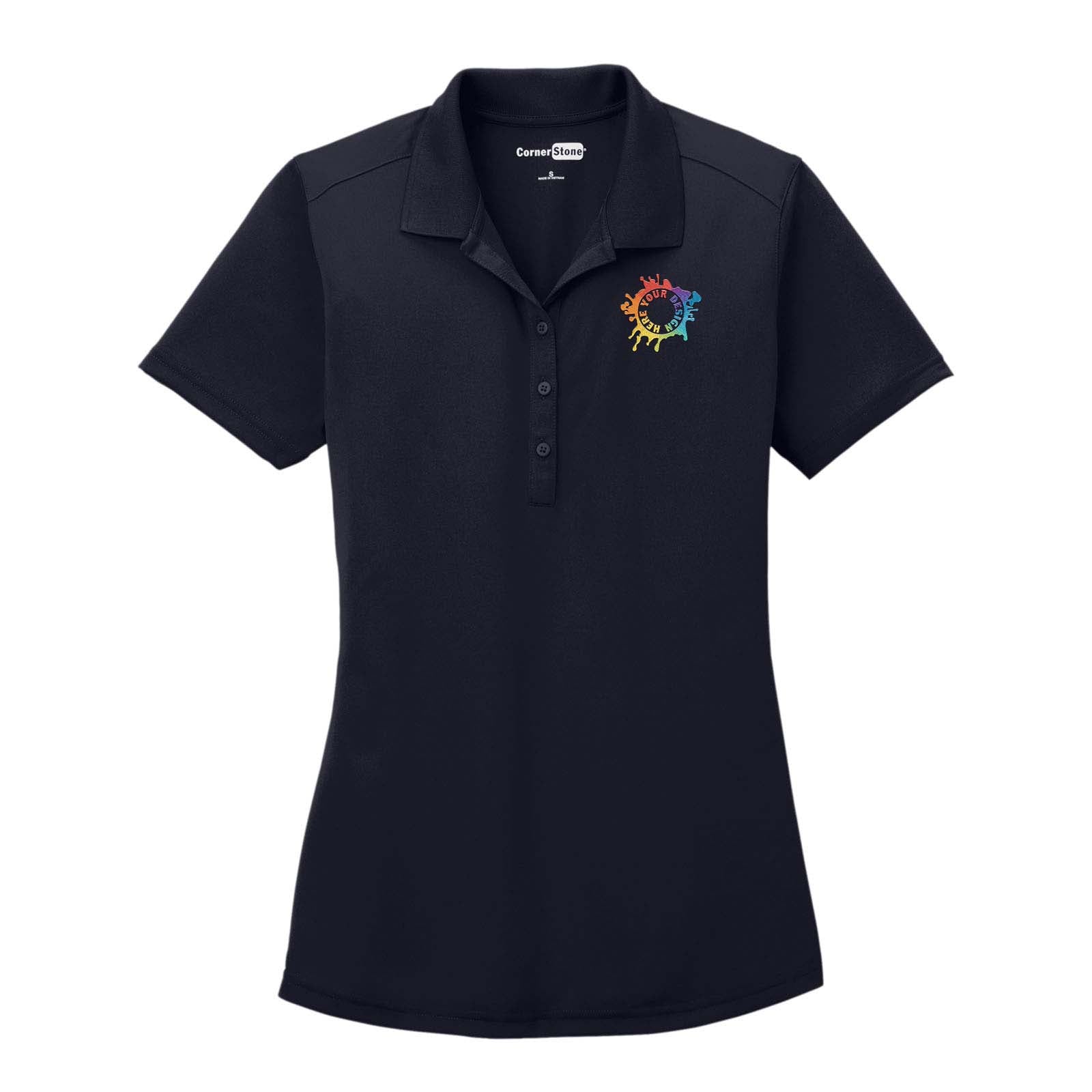 Embroidered CornerStone® Ladies Select Lightweight Snag-Proof Polo - Mato & Hash
