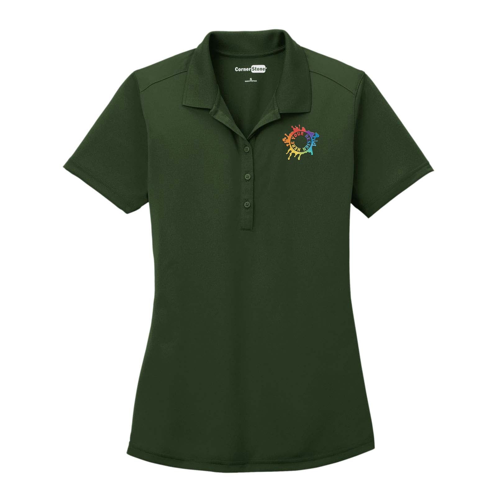 Embroidered CornerStone® Ladies Select Lightweight Snag-Proof Polo - Mato & Hash