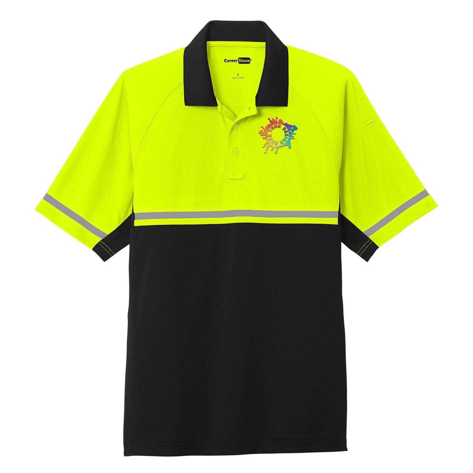 Embroidered CornerStone ® Select Lightweight Snag-Proof Enhanced Visibility Polo - Mato & Hash