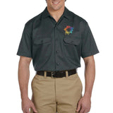 Embroidered Dickies Unisex Short-Sleeve Work Shirt - Mato & Hash