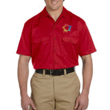 Embroidered Dickies Unisex Short-Sleeve Work Shirt - Mato & Hash