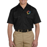 Embroidered Dickies Unisex Short-Sleeve Work Shirt