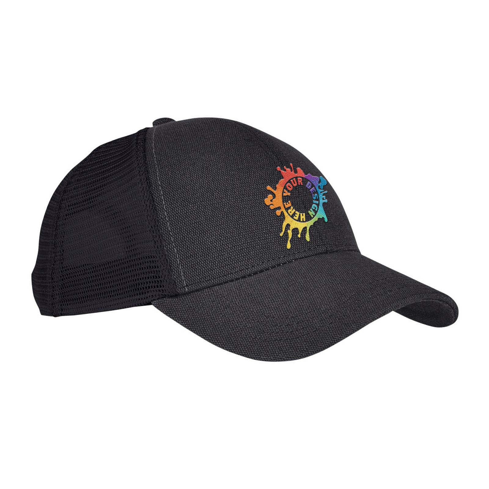 Embroidered econscious Hemp Blend Trucker Cap - Mato & Hash