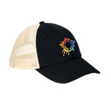 Embroidered econscious Washed Hemp Blend Trucker Hat - Mato & Hash