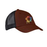 Embroidered econscious Washed Hemp Blend Trucker Hat - Mato & Hash