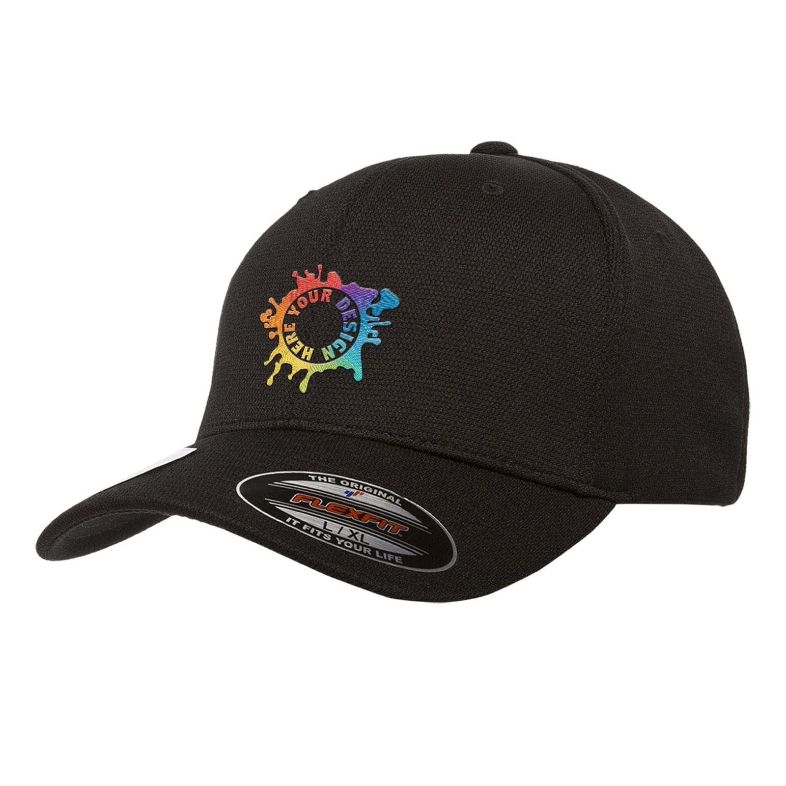 Embroidered Flexfit Adult Cool & Dry Sport Cap - Mato & Hash