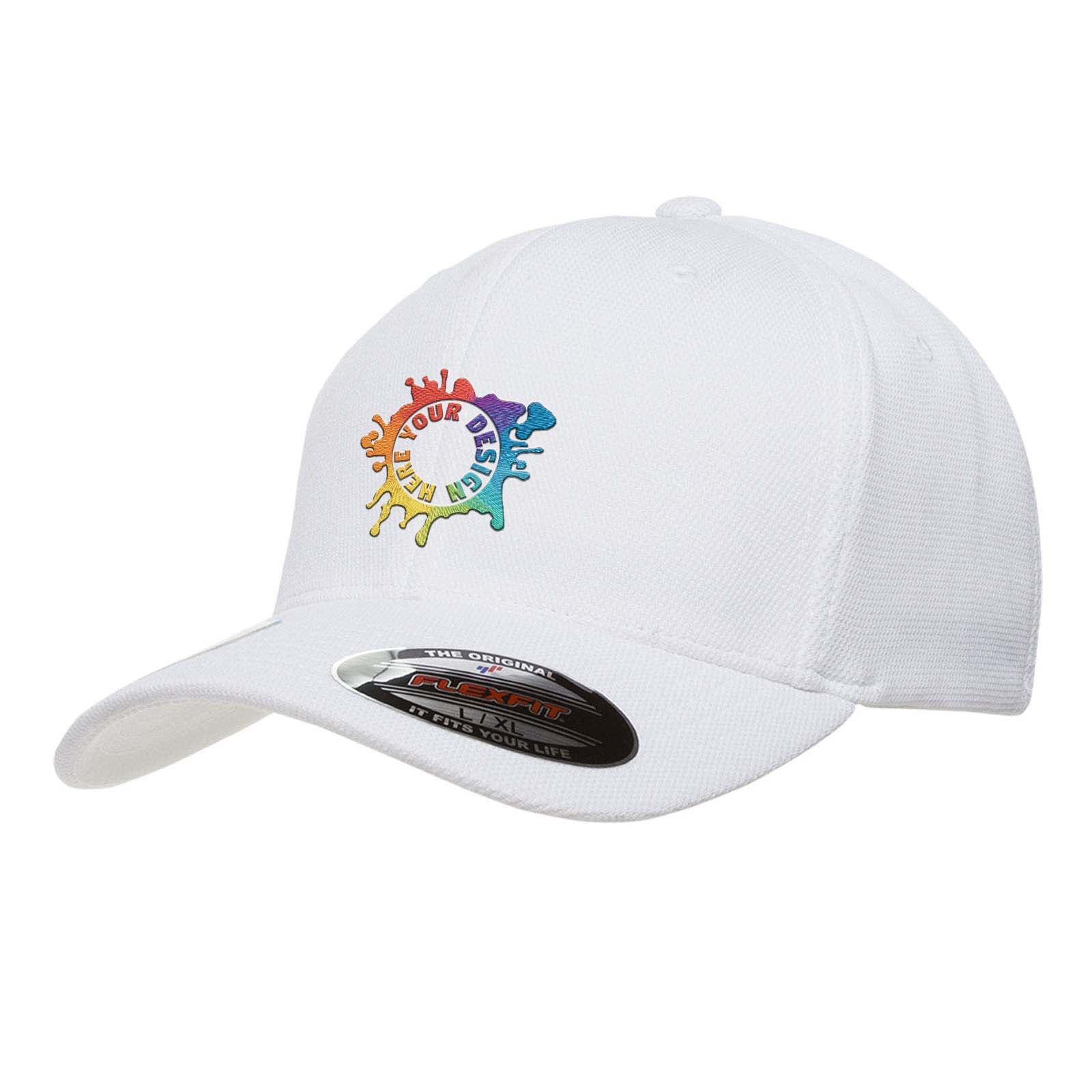 Embroidered Flexfit Adult Cool & Dry Sport Cap - Mato & Hash