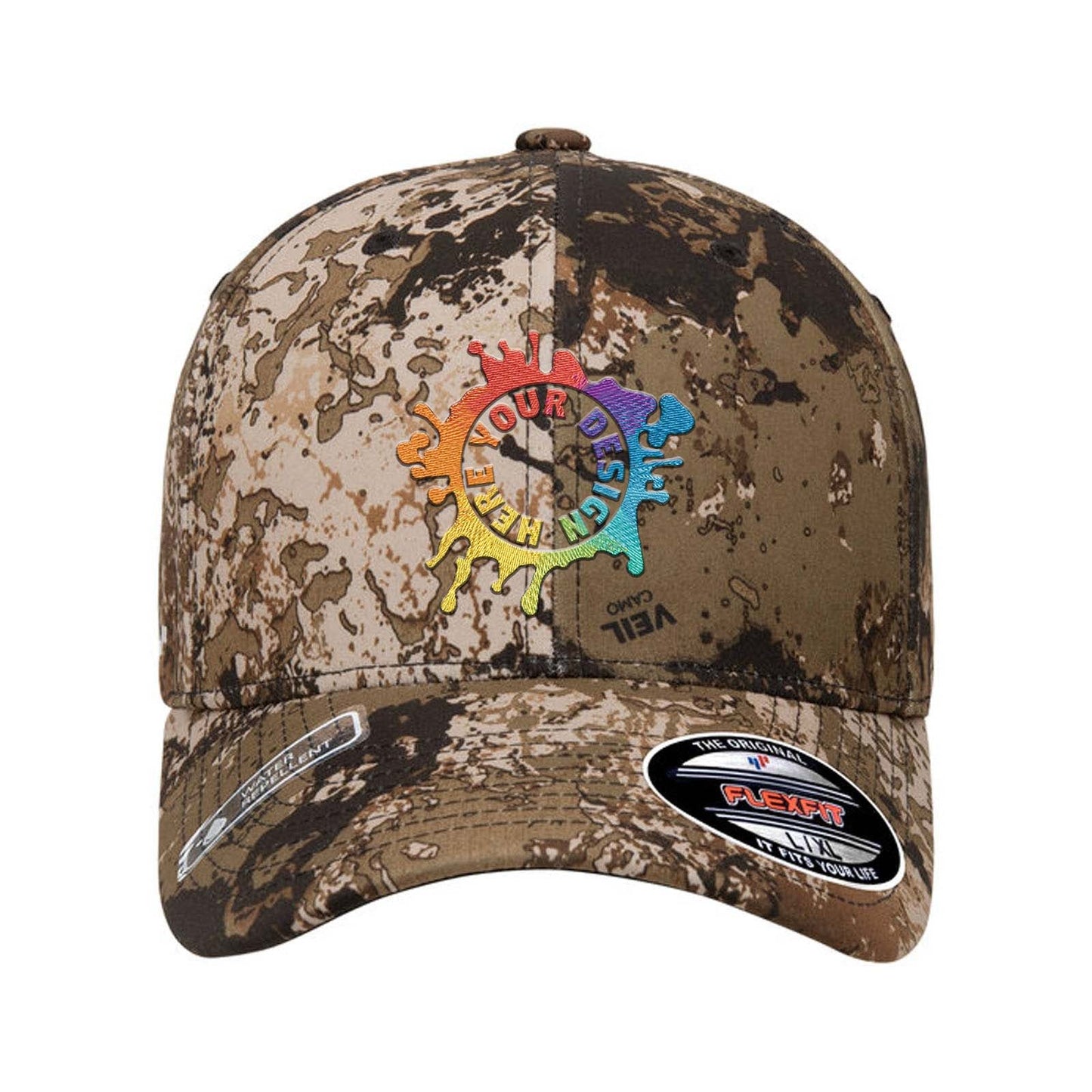 Embroidered Flexfit Adult VEIL® Flexfit Cap - Mato & Hash