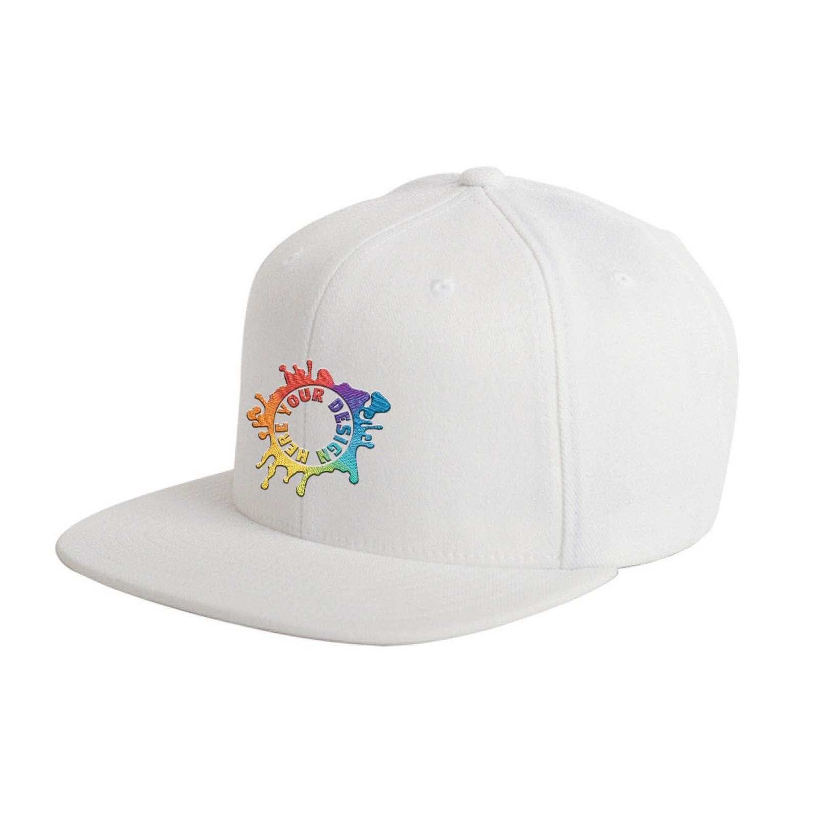 Embroidered Flexfit Adult Wool Blend Snapback Cap - Mato & Hash