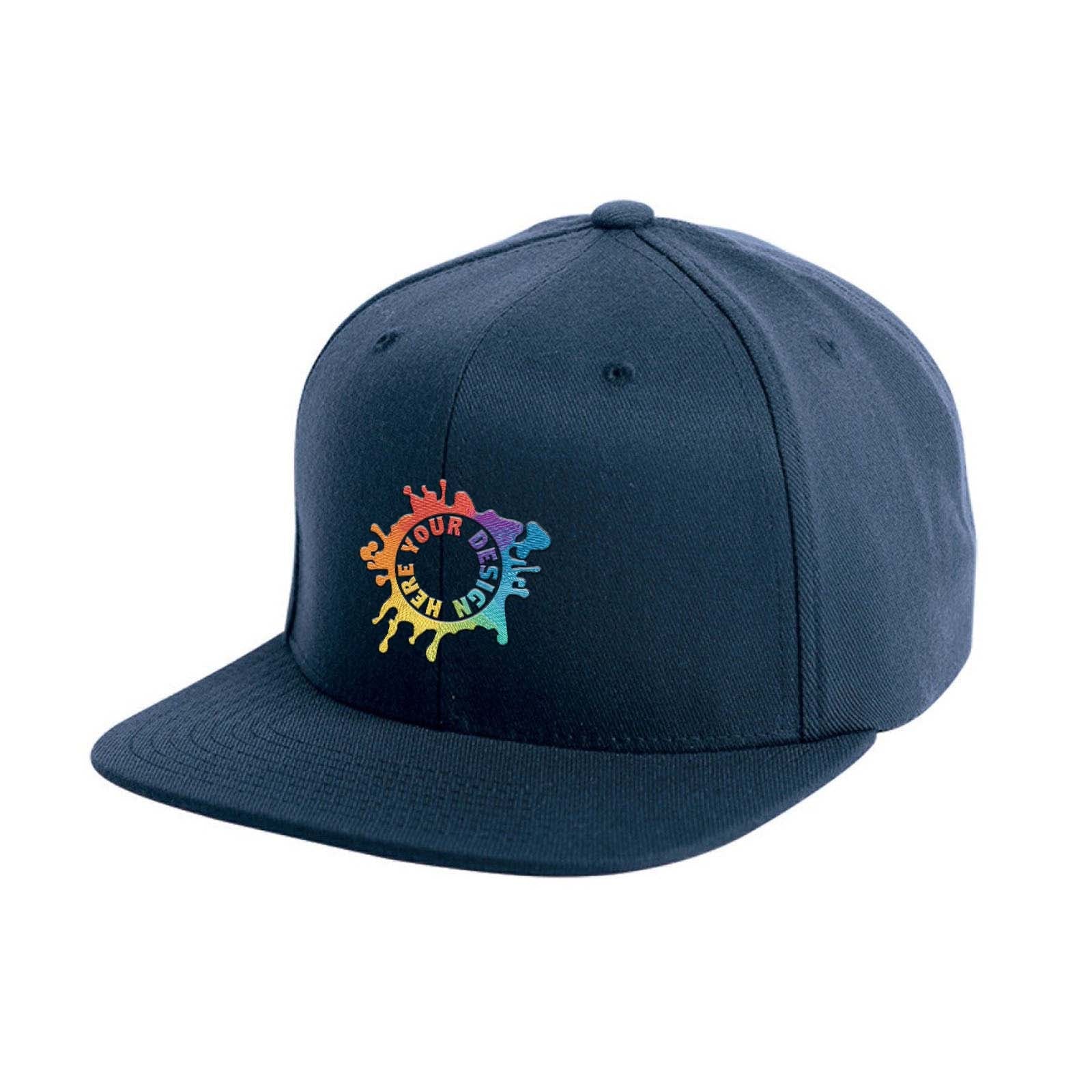Embroidered Flexfit Adult Wool Blend Snapback Cap - Mato & Hash
