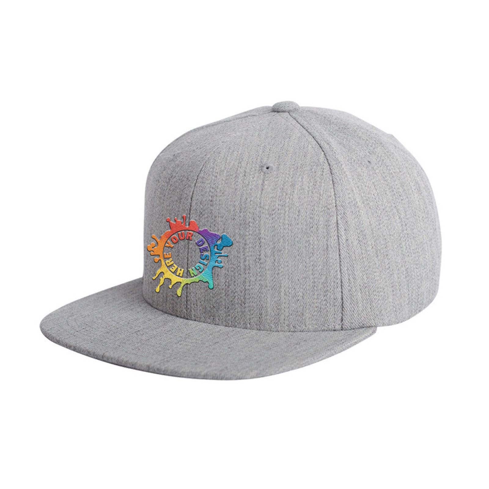 Embroidered Flexfit Adult Wool Blend Snapback Cap - Mato & Hash