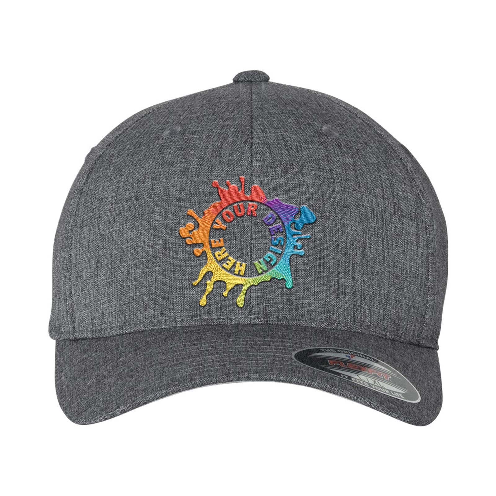 Embroidered Flexfit Heatherlight™ Mélange Cap - Mato & Hash