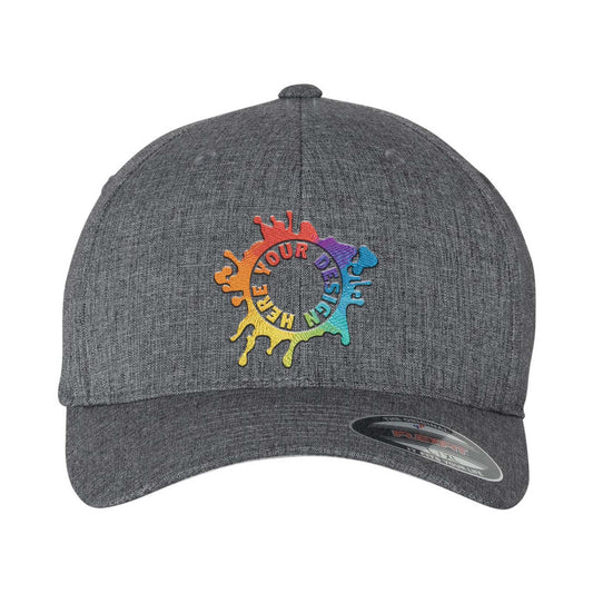 Embroidered Flexfit Heatherlight™ Mélange Cap - Mato & Hash