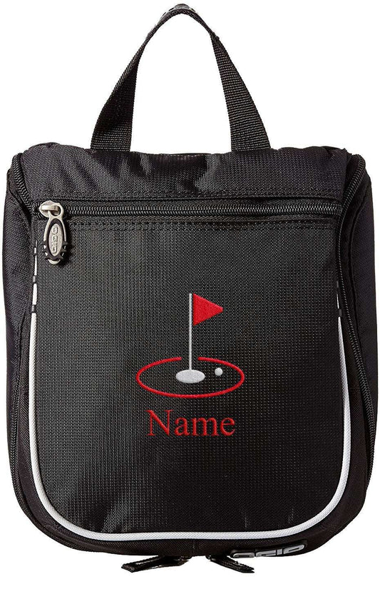 Embroidered Hanging Toiletry Bag – Custom Dopp Kit/Shaving Kit - Golf - Mato & Hash
