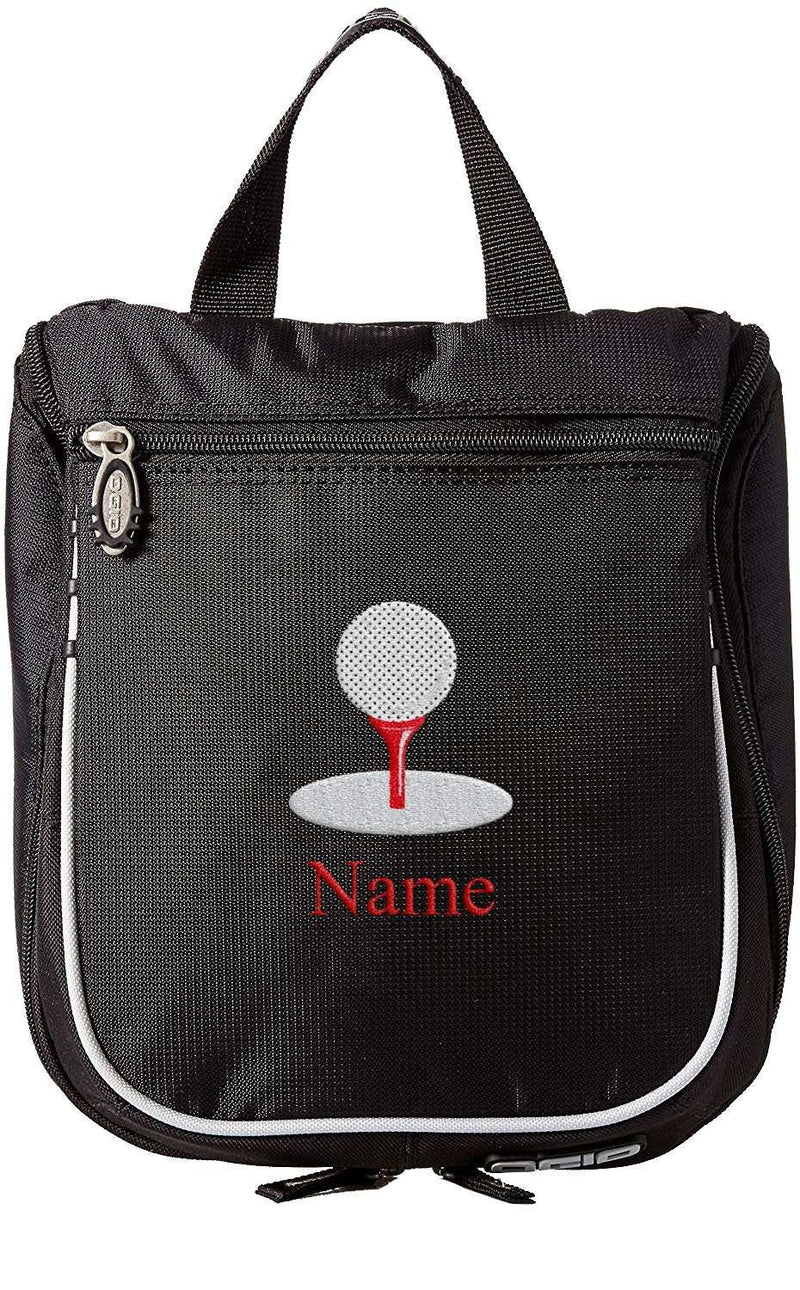 Embroidered Hanging Toiletry Bag – Custom Dopp Kit/Shaving Kit - Golf - Mato & Hash