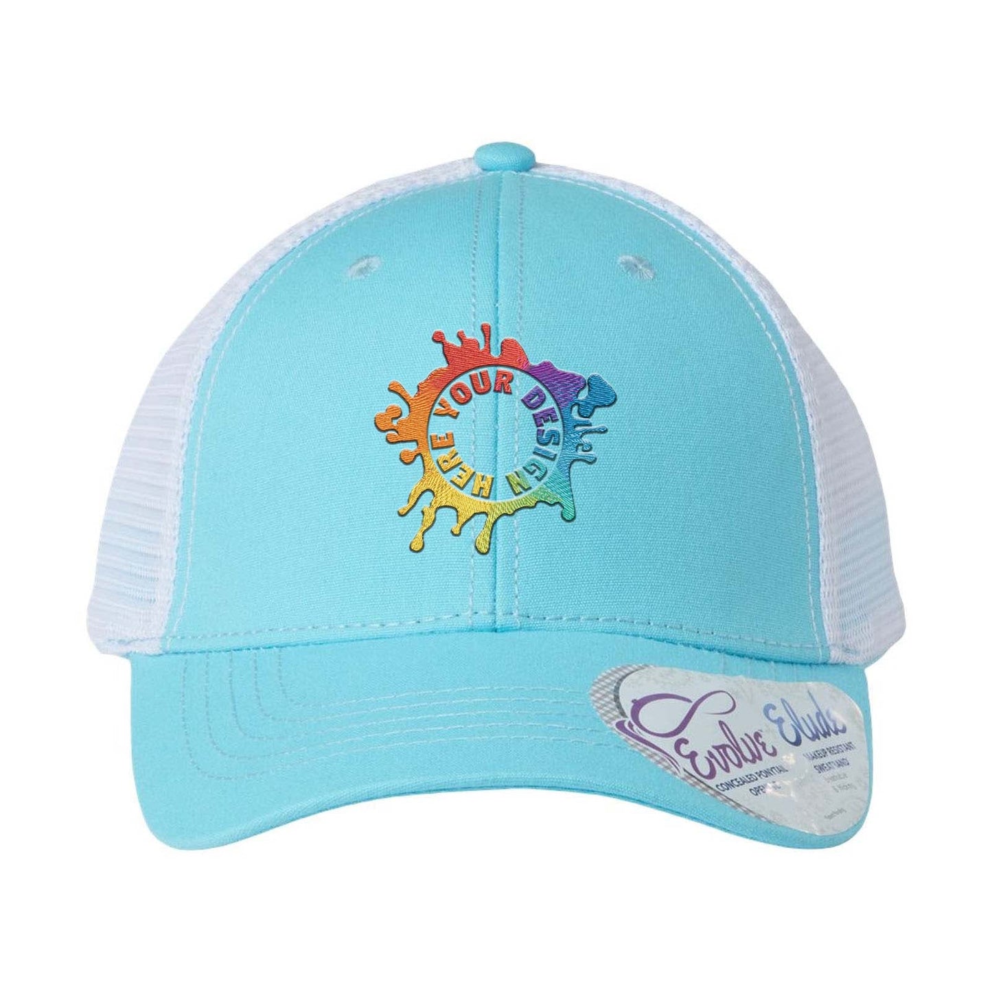 Embroidered Infinity Her Women's Modern Trucker Cap - Mato & Hash