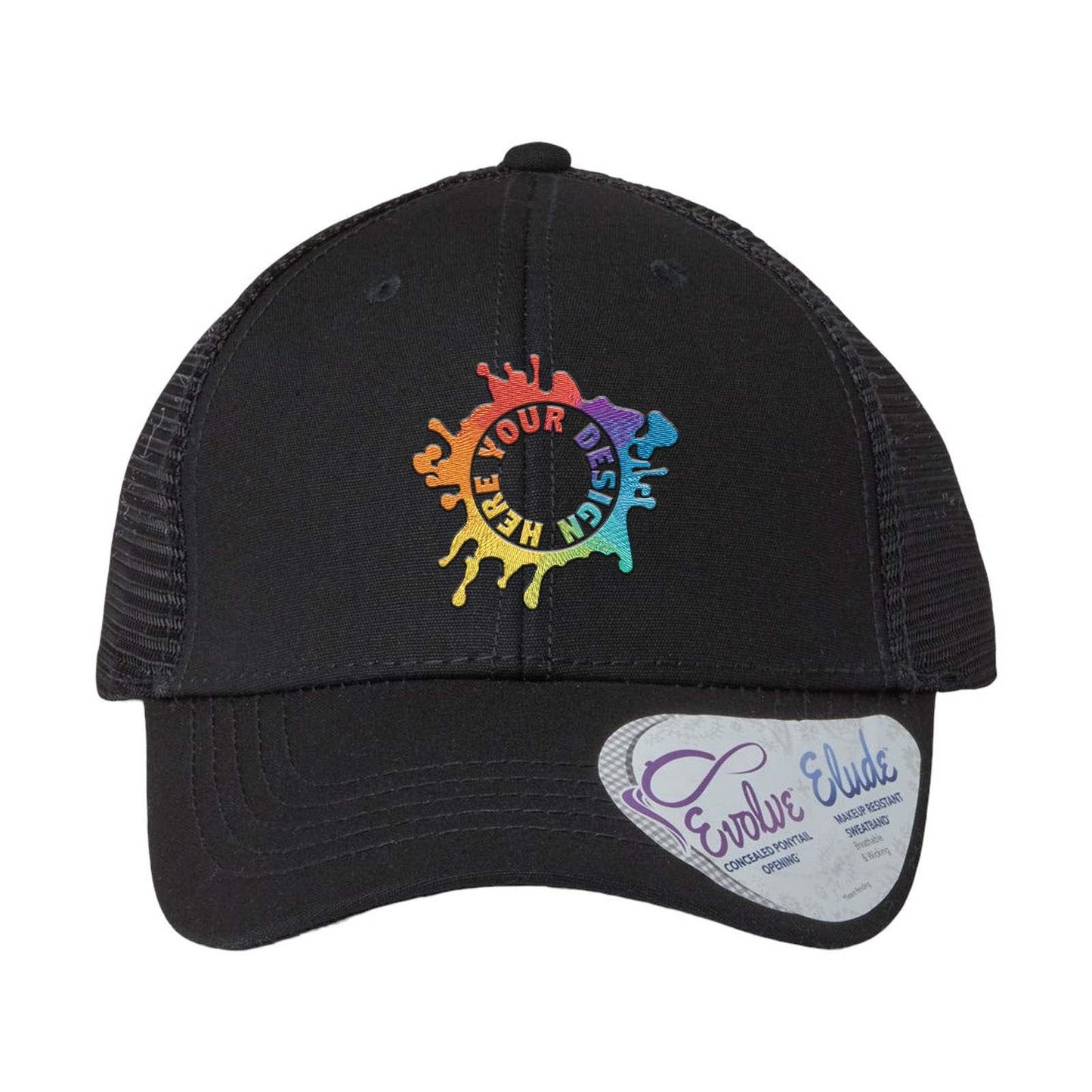 Embroidered Infinity Her Women's Modern Trucker Cap - Mato & Hash